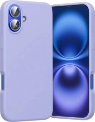 silikoneetui med MagSafe til iPhone 16 – Vention, lilla