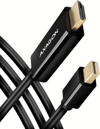 Aktivt kabel Mini DisplayPort til HDMI 1.4, 1,8 m — AXAGON