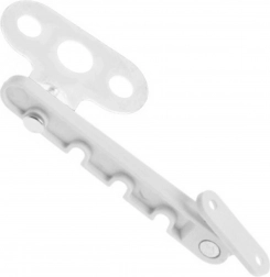 Vinduesblokering med åbningsbegrænser, 4-trins regulering, hvid