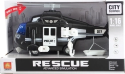 Politihelikopter på batteri med lys og lyd