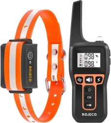 Elektrisk halsbånd mod gøen Rojeco orange