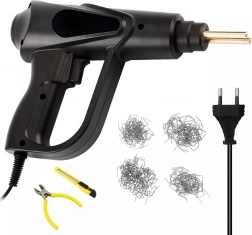 Kompakt plast-svejser med LED og tilbehør