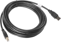 USB 2.0-kabel AM–BM 5 m sort