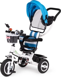 Børnetrikol med drejeligt tag og holdbare hjul ECOTOYS