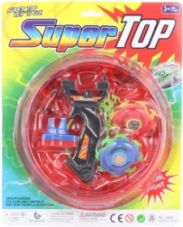 Opskydningssnurretoppe med arena