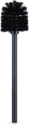Sort udskiftelig toiletbørste 35 cm