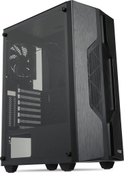 Computer-kabinet iBOX Cetus 908 med hærdet glas og LED