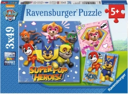 Ravensburger puslespil PAW Patrol 3×49 brikker