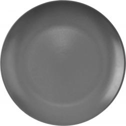 Keramisk desserttallerken grå Alfa 21,5 cm