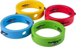 Trætamburin Mini Rød