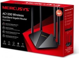 Mercusys AC1200 dobbeltbånds gigabit trådløs router