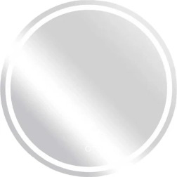 Rundt LED-badeværelsesspejl 80 cm med touchbetjening