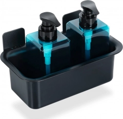 sort selvklæbende brusehylde 23,5 × 13,5 × 11,5 cm