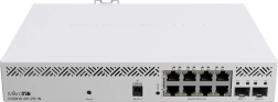 Netværks-PoE-switch MIKROTIK med 8 porte og 2× SFP+ 10 Gb/s