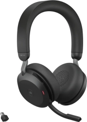 Jabra Evolve2 75 Trådløse Hovedtelefoner med Opladningsstand