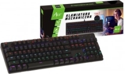 Mekanisk gaming-tastatur med baggrundsbelysning USB