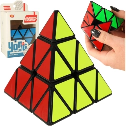 Logisk puslespil PYRAMINX – pyramideformet drejepuslespil 9,5 cm
