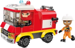 Byggesæt brandbil med vandtank QMAN MINE CITY