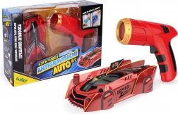 Rock Buggy anti-gravitations RC bil med laser 15 cm rød