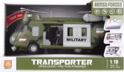 Militær helikopter på batterier 1:16 med lys og lyde