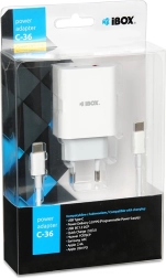 IBOX C-36 USB‑C PD 20W netoplader