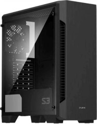 PC-kabinet Zalman S3 TG ATX Mid Tower med tre blæsere