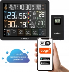 WiFi Meteorologisk station med måling af luftforurening