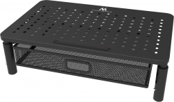 Skærm- og laptopstativ 13–32" med skuffe