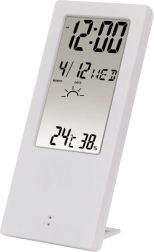 Hvidt termometer/hygrometer