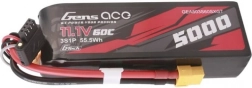 Gens ace G-Tech 5000mAh 11,1V 60C 3S1P kort Lipo med XT60-stik
