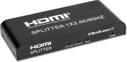 Aktiv HDMI-splitter 1x2 4K/60 Hz QOLTEC