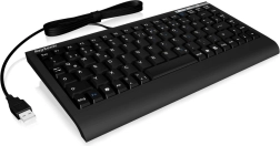 Mini-tastatur PS/2 + USB med US-layout