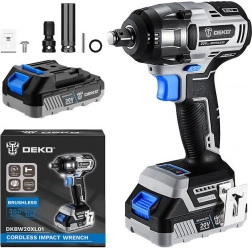 Trådløs slagtopnøgle Deko Tools med 20V batteri