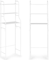 Høj badeværelsesskab med 3 hylder aluminiums konstruktion