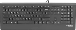 Tastatur Natec Barracuda Slim sort USB