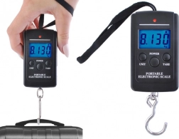 Lomme-elektronisk bagagevægt med LED - 40 kg