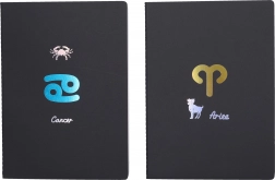 Linet notesbog Zodiac 18,5x25,5 cm