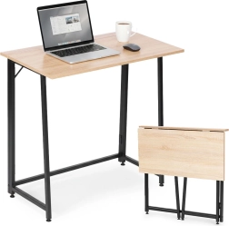 Sammenklappeligt skrivebord 80 × 45 cm i loftstil MODERNHOME