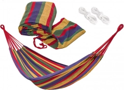 Have-hængekøje af stof med etui, bæreevne 120 kg