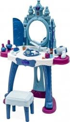 Børne-toiletbord Frostverden med lys, musik og skammel BABY MIX