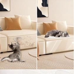 Gennemsigtig beskyttelsesfilm mod ridser til møbler og døre 45 × 15 cm, 5 stk.