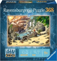 Ravensburger EXIT Puzzle Kids pirat-eventyr 368 brikker
