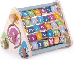 Bigjigs Toys aktiv trekant i træ med dyr