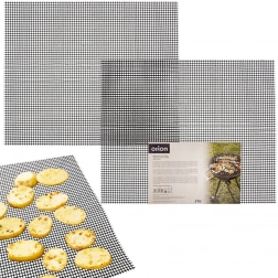 Teflon grillnet-underlag 40 × 33 cm, 2 stk.