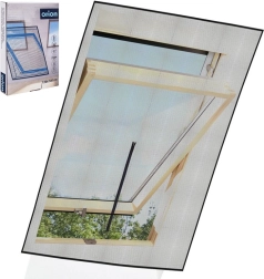 Myggenet til tagvindue sort 140 × 120 cm