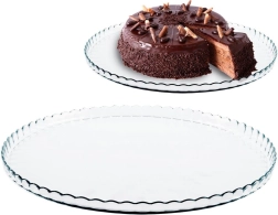 Glas kagetallerken 32 cm