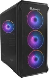 Genesis Irid 503 ARGB V2 micro tower kabinet med sidepanel i hærdet glas og USB 3.0
