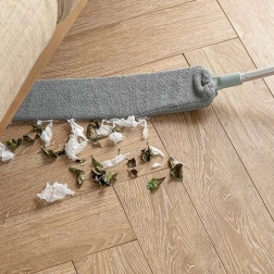 Teleskopisk støvklud med to endestykker