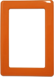 Magnetisk selvklæbende ramme 13 x 8,1 cm – orange
