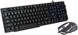 Spil-tastatur og mus med kabel REBELTEC OPPRESSOR